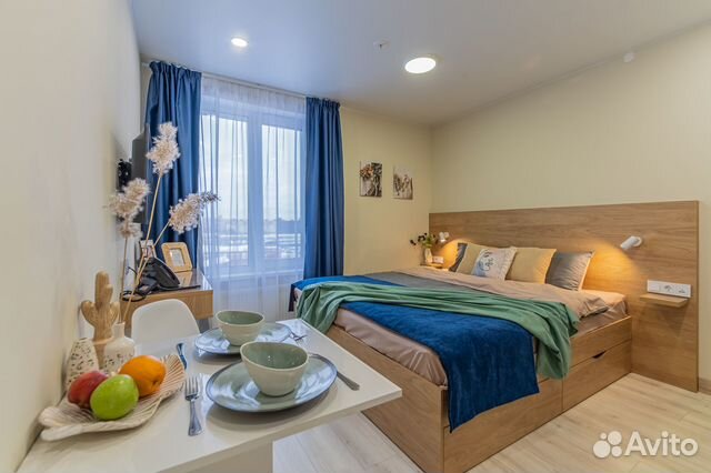 

Квартира-студия, 25 м², 1 кровать