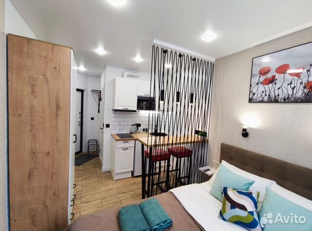 

Квартира-студия, 18 м², 1 кровать