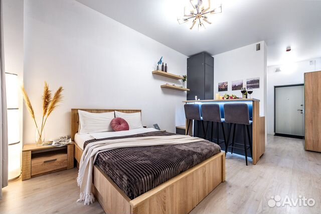 

Квартира-студия в апарт-отеле, 24 м², 1 кровать