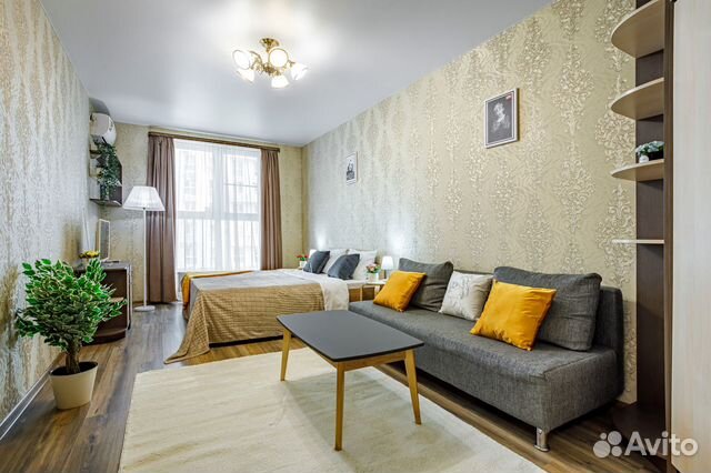 

1-к. квартира, 42 м², 2 кровати