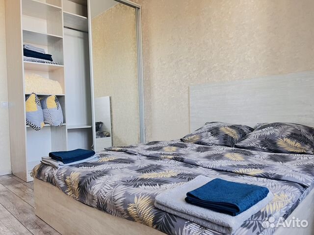

1-к. квартира, 37 м², 2 кровати