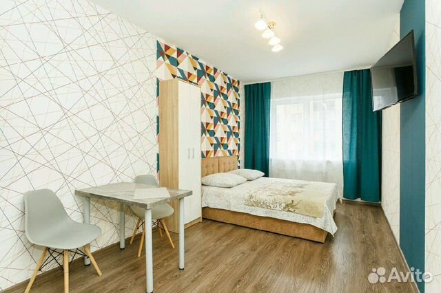 

Квартира-студия, 25 м², 2 кровати