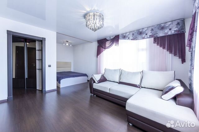 

1-к. квартира, 43 м², 2 кровати