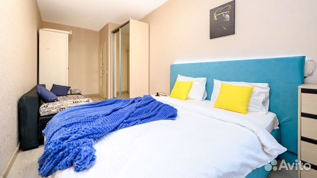 

1-к. квартира, 40 м², 2 кровати