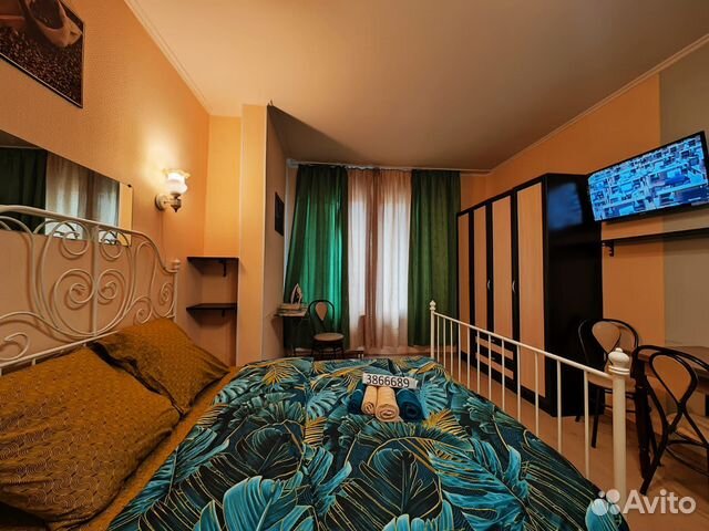 

Квартира-студия, 33 м², 2 кровати