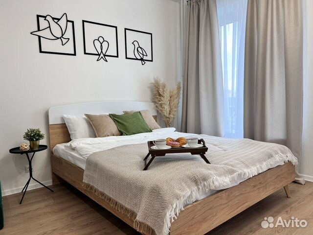

Квартира-студия, 27 м², 2 кровати