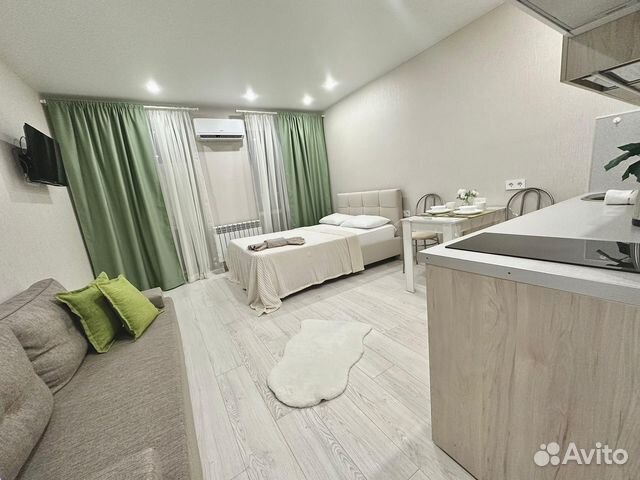 

Квартира-студия, 32 м², 2 кровати