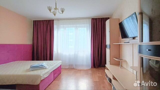

1-к. квартира, 42 м², 3 кровати