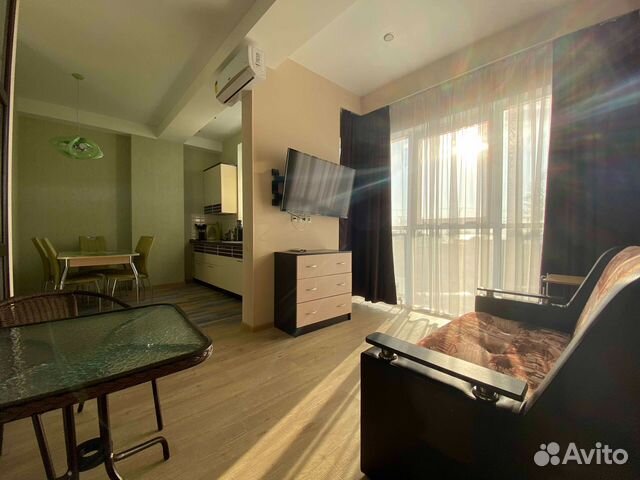 

Квартира-студия, 45 м², 2 кровати