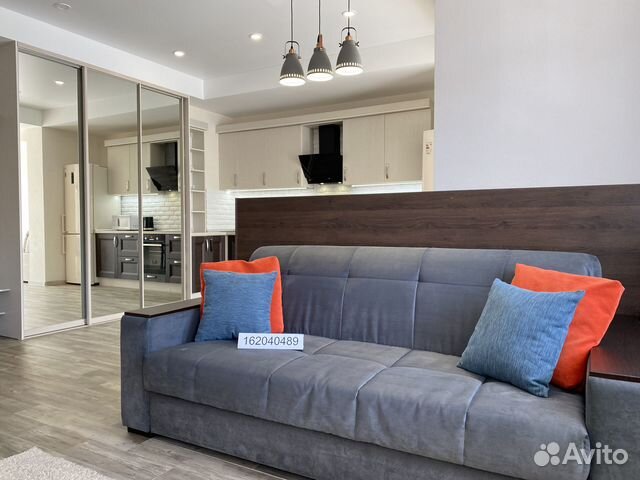 

Квартира-студия, 45 м², 2 кровати