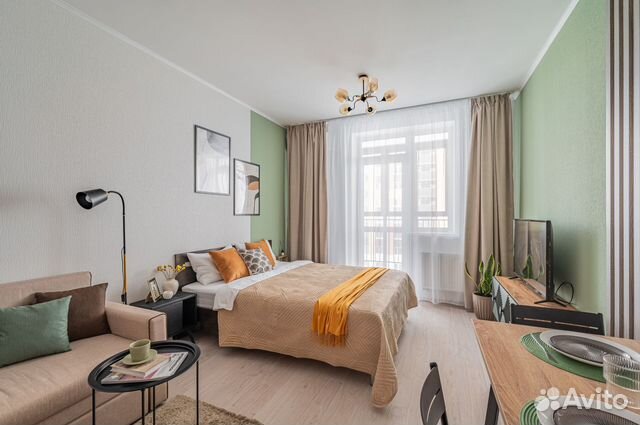 

Квартира-студия, 26 м², 2 кровати