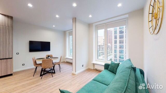 

1-к. квартира, 45 м², 2 кровати