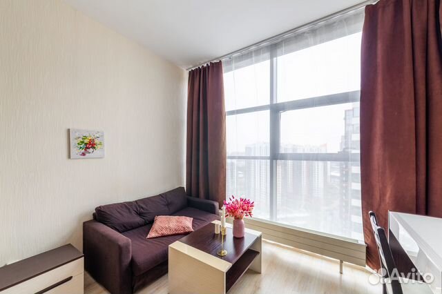 

Квартира-студия в апарт-отеле, 27 м², 2 кровати