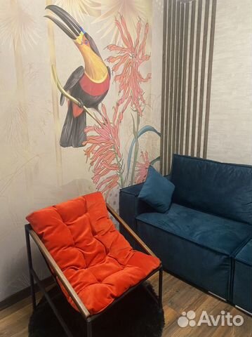 

1-к. квартира, 46 м², 3 кровати