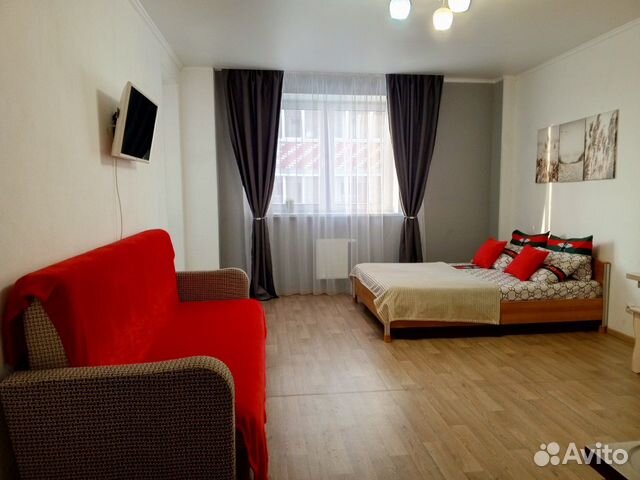 

Квартира-студия, 34 м², 2 кровати