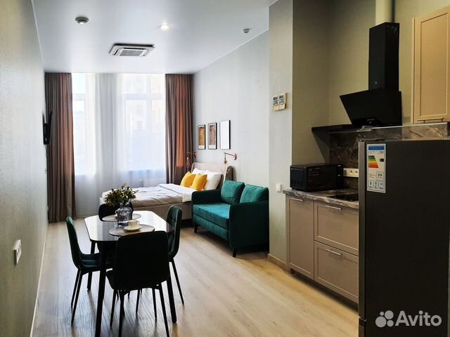 

Квартира-студия, 32 м², 2 кровати