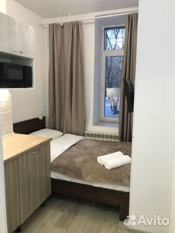 

Квартира-студия, 10 м², 1 кровать