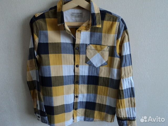 Рубашка Zara (134-140 см).Хлопок