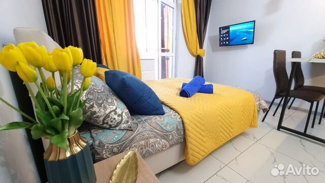 

Квартира-студия, 27 м², 1 кровать