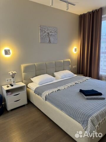 

1-к. квартира, 45 м², 2 кровати