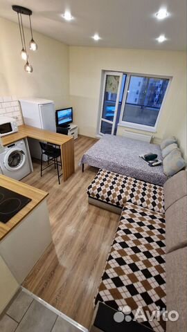 

Квартира-студия, 32 м², 2 кровати