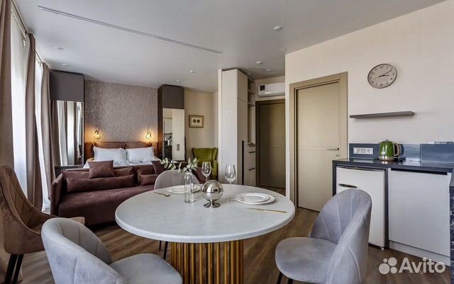 

Квартира-студия, 30 м², 2 кровати