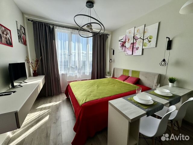

Квартира-студия, 27 м², 1 кровать