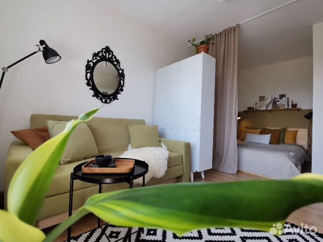 

1-к. квартира, 30 м², 2 кровати