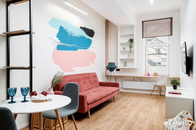 

Квартира-студия, 39,8 м², 2 кровати