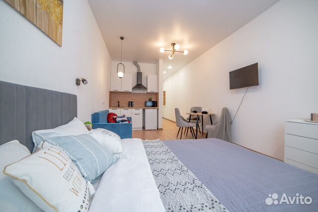 

Квартира-студия, 38 м², 2 кровати