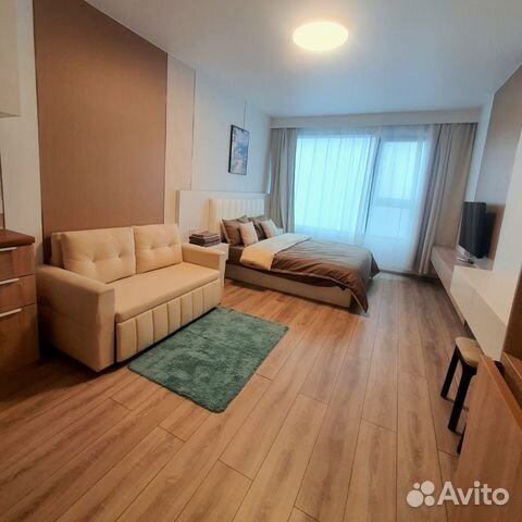 

Квартира-студия, 27 м², 2 кровати