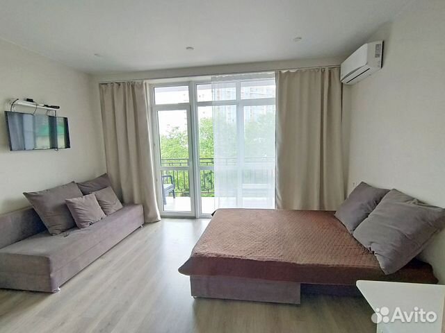 

Квартира-студия, 30 м², 2 кровати