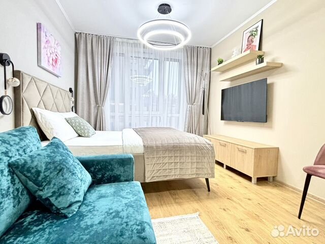 

Квартира-студия, 25 м², 2 кровати