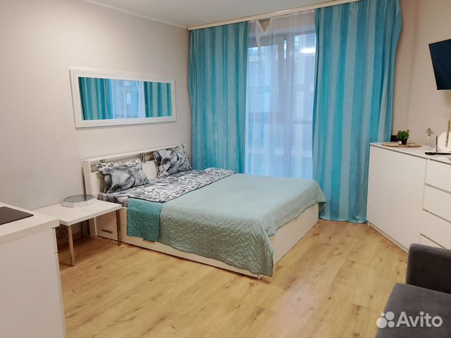 

Квартира-студия, 28 м², 2 кровати