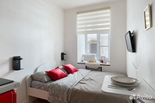 

Квартира-студия, 12 м², 1 кровать