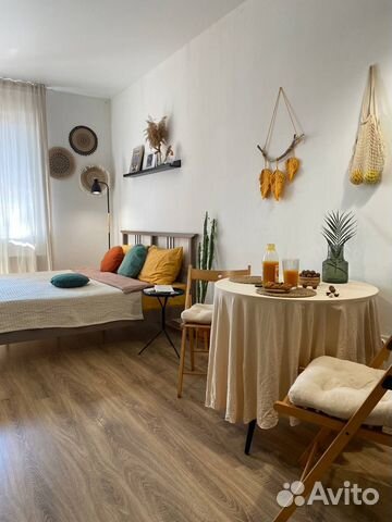 

Квартира-студия, 28 м², 1 кровать