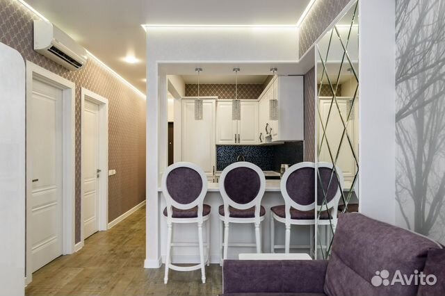 

1-к. квартира, 45 м², 2 кровати