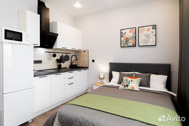 

Квартира-студия, 25 м², 1 кровать