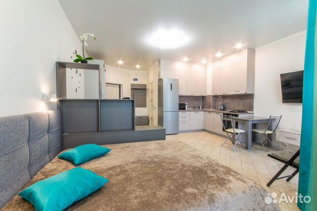 

Квартира-студия, 35 м², 2 кровати