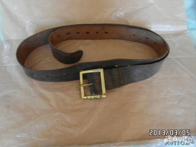 Ремни кожаные мужские 60-70гг СССР