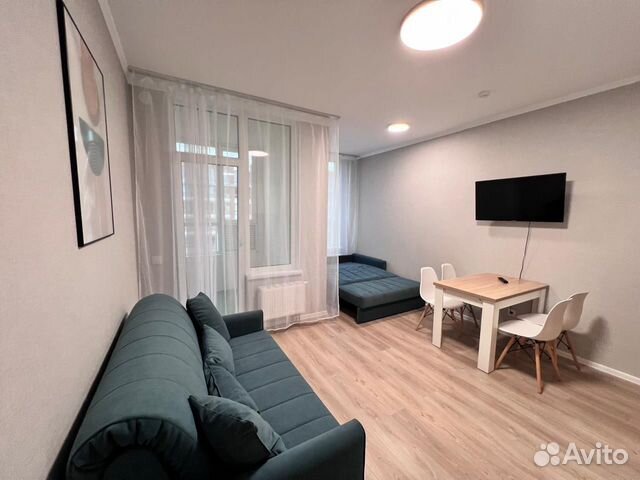 

Квартира-студия, 27 м², 2 кровати