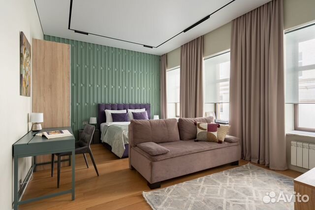 

1-к. квартира, 45 м², 3 кровати