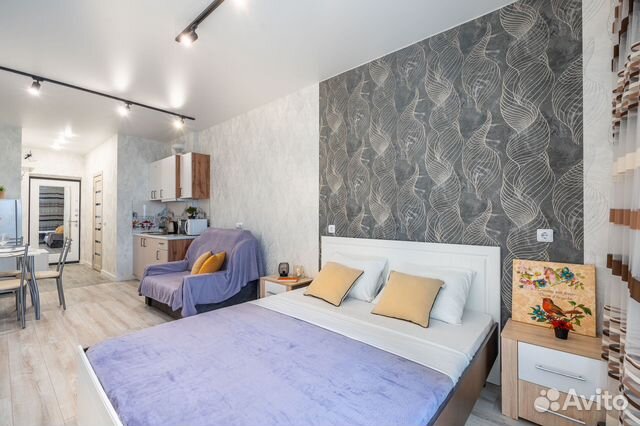 

Квартира-студия, 35 м², 2 кровати
