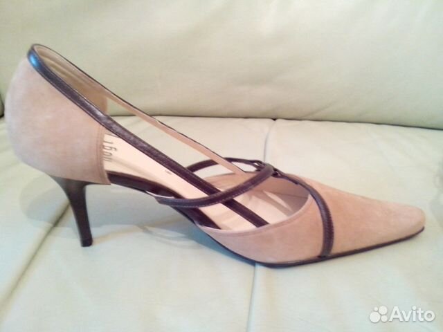 Австрийские замшевые туфли бренда Хёгель, р-р 39 Австрийские замшевые туфли бренда Хёгель, р-р 39