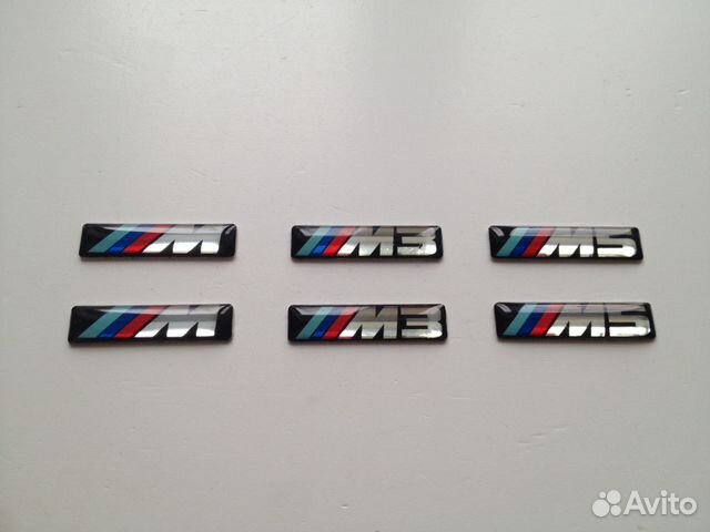 Эмблема на жабры M Power Bmw M M3 M5 3 вида Эмблема на жабры M Power Bmw M M3 M5 3 вида