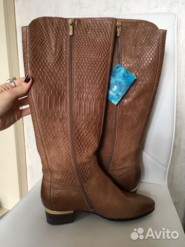 Сапоги Cavaletto новые, из натуральной кожи