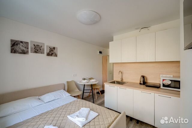 

Квартира-студия, 18 м², 1 кровать