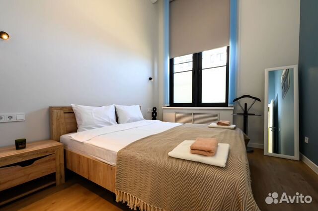 

1-к. квартира, 60 м², 2 кровати
