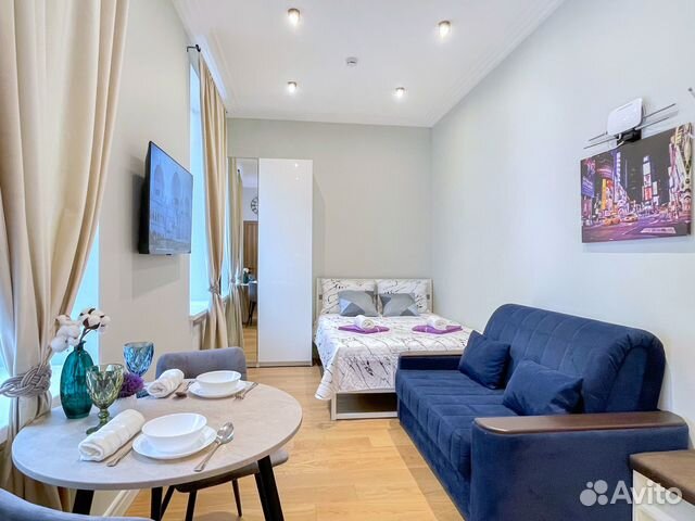 

Квартира-студия, 25 м², 2 кровати