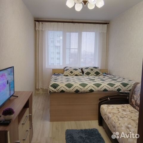

1-к. квартира, 36 м², 2 кровати